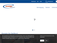 Tablet Screenshot of energieopfikon.ch